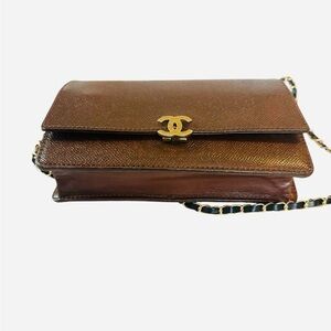 Chanel Elegant Brown Crossbody Bag